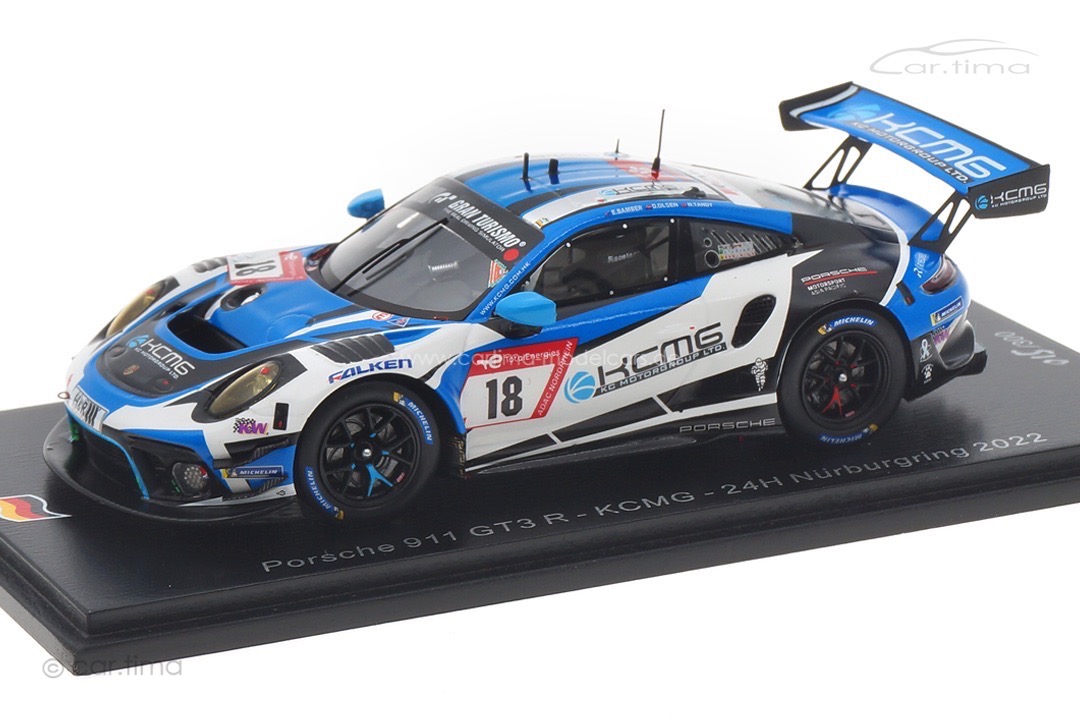 Porsche 911 GT3 R 24h Nürburgring 2022 Olsen/Bamber/Tandy Spark 1:43 SG860