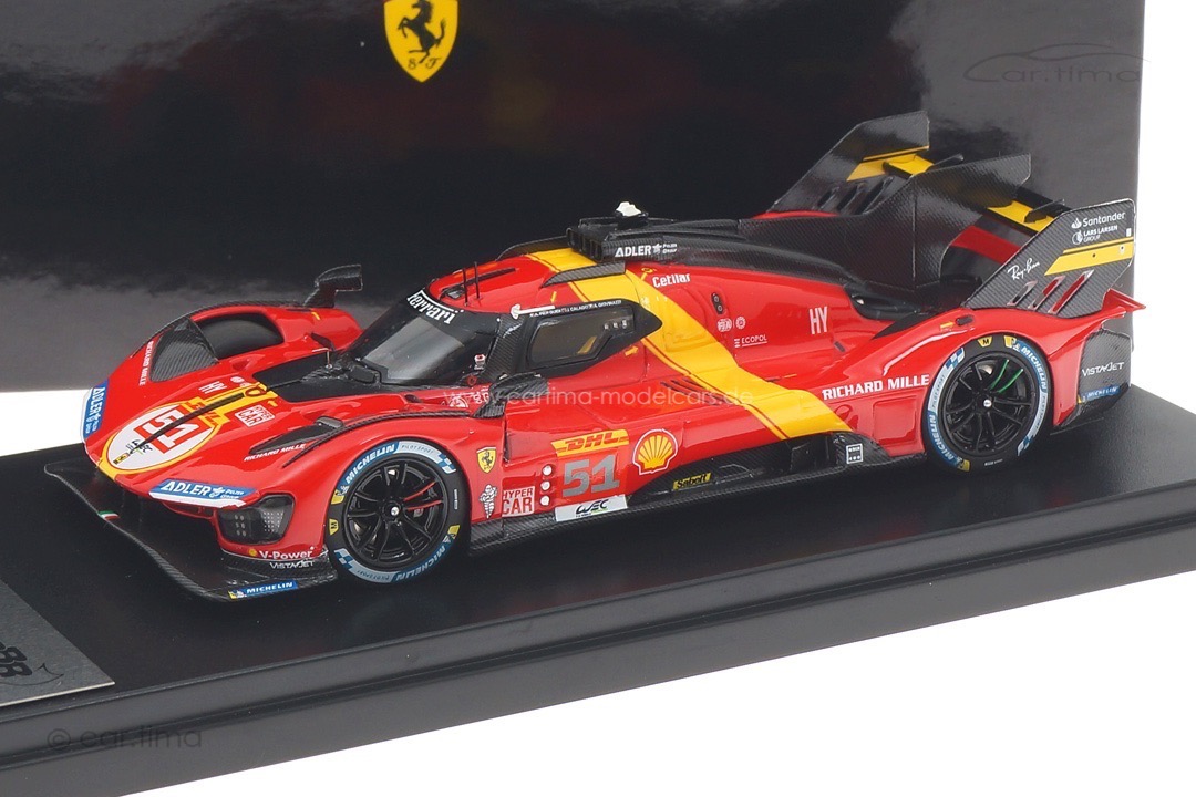 Ferrari 499P WEC 6 hrs. Spa 2023 Calado/Giovinazzi/Pier Guidi BBR 1:43 CS004