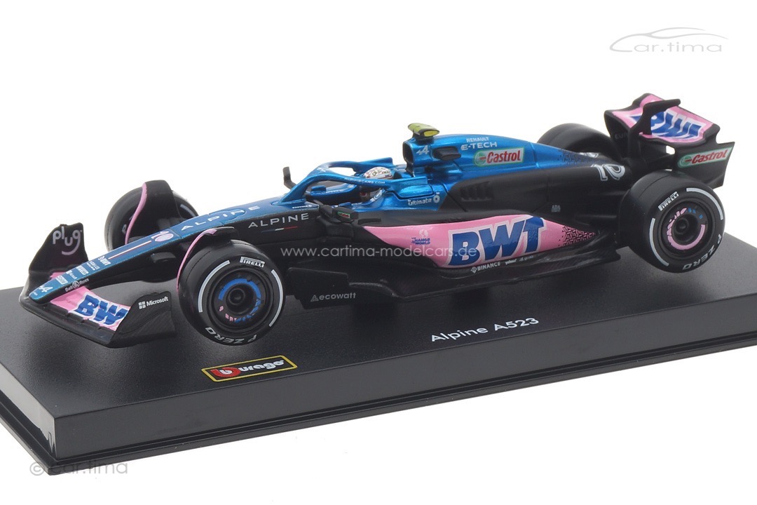 BWT Alpine A523 GP 2023 Pierre Gasly Bburago 1:43 18-38073GASLY