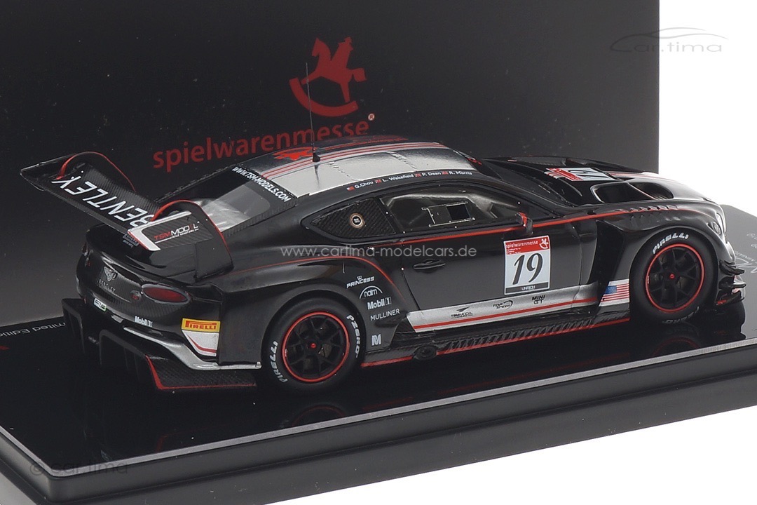 Bentley Continental GT3 Spielwarenmesse Nürnberg 2019 TSM 1:43 TSMSPMN2019