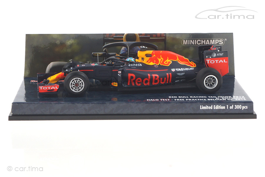 Red Bull RB12 Halo Test Belgian GP 2016 Ricciardo Minichamps 1:43 417160903