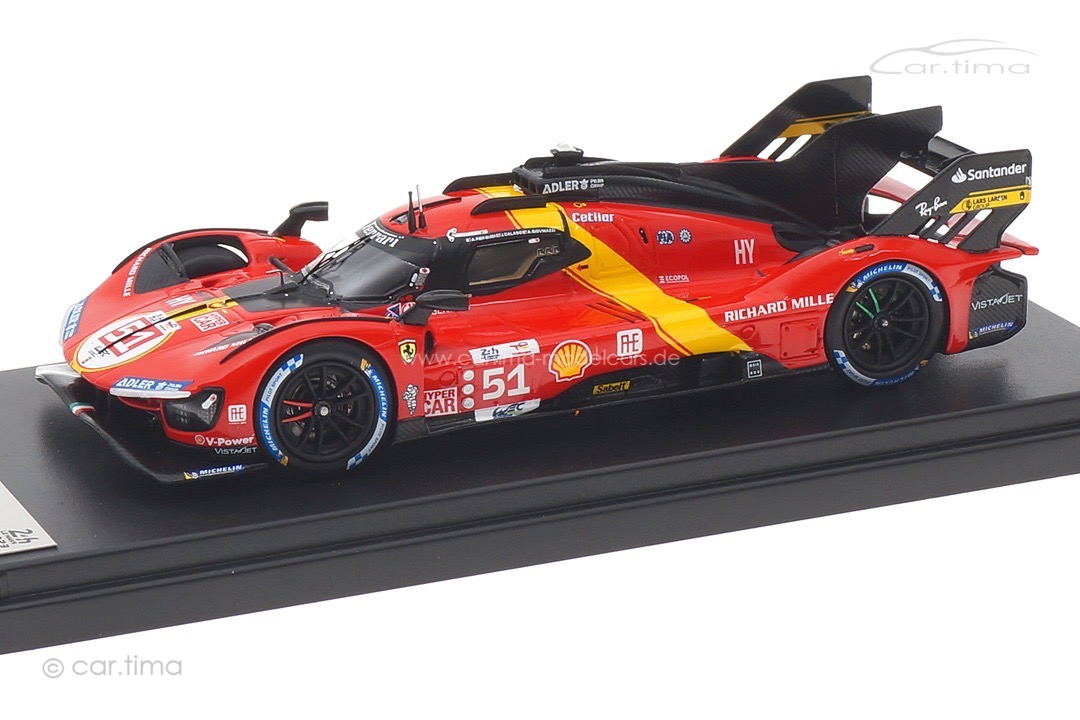 Ferrari 499P LMH Winner 24h Le Mans 2023 Calado/Giovinazzi/Pier Guidi Looksmart 1:43 LSLM162