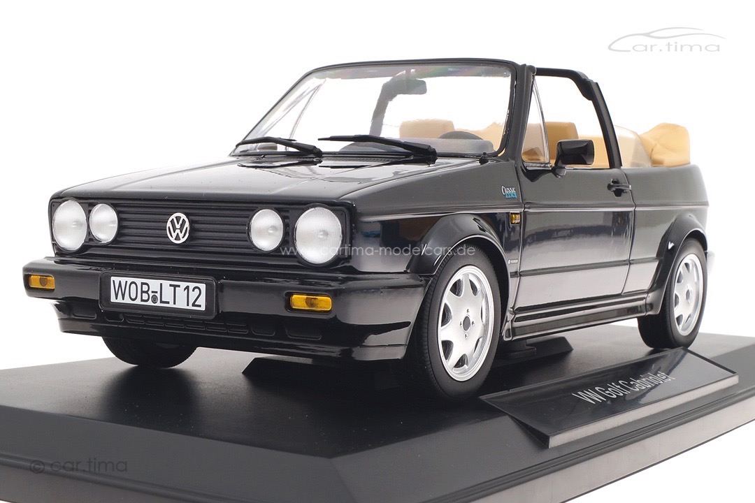 VW Golf 1 Cabriolet schwarz Norev 1:18 188568