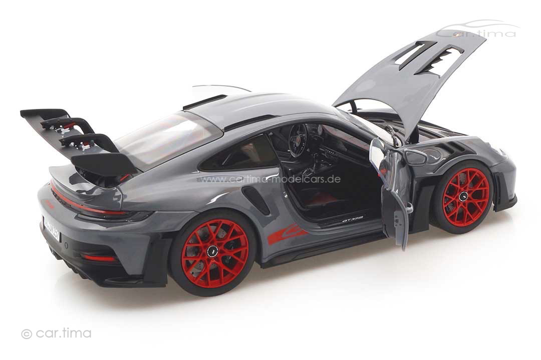 Porsche 911 (992) GT3 RS Arktikgrau/Rad Pyrorot Norev 1:18 187350