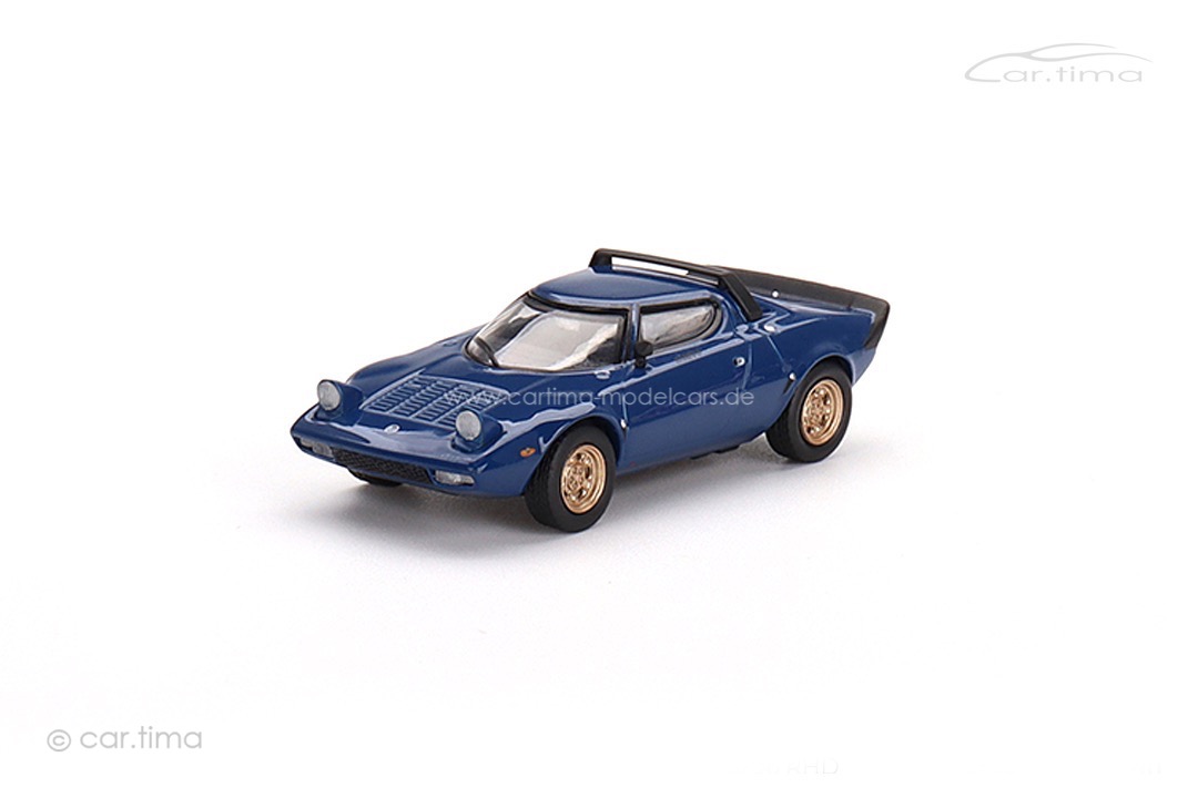 Lancia Stratos HF Stradale Bleu Vincennes MINI GT 1:64 MGT00411-L