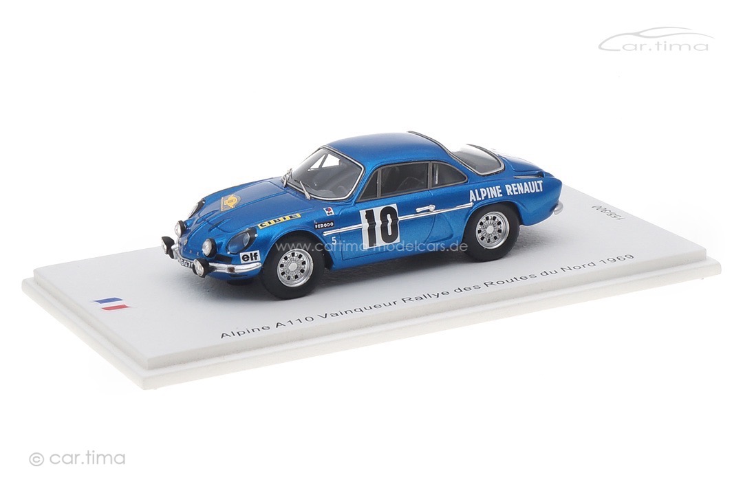 Alpine A110 Rallye des Routes du Nord 1963 Vinatier/Callewaert Spark 1:43 SF231