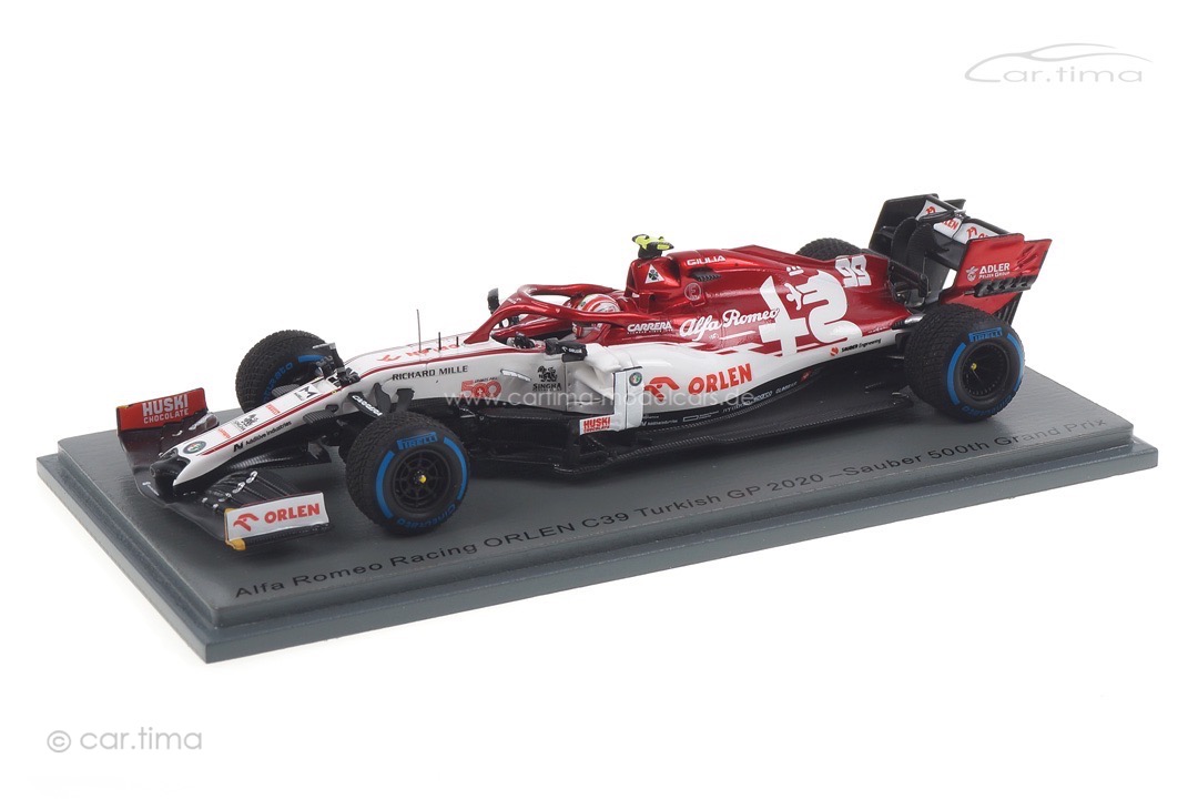 Alfa Romeo Racing C39 GP Türkei 2020 Antonio Giovinazzi Spark 1:43 S6493