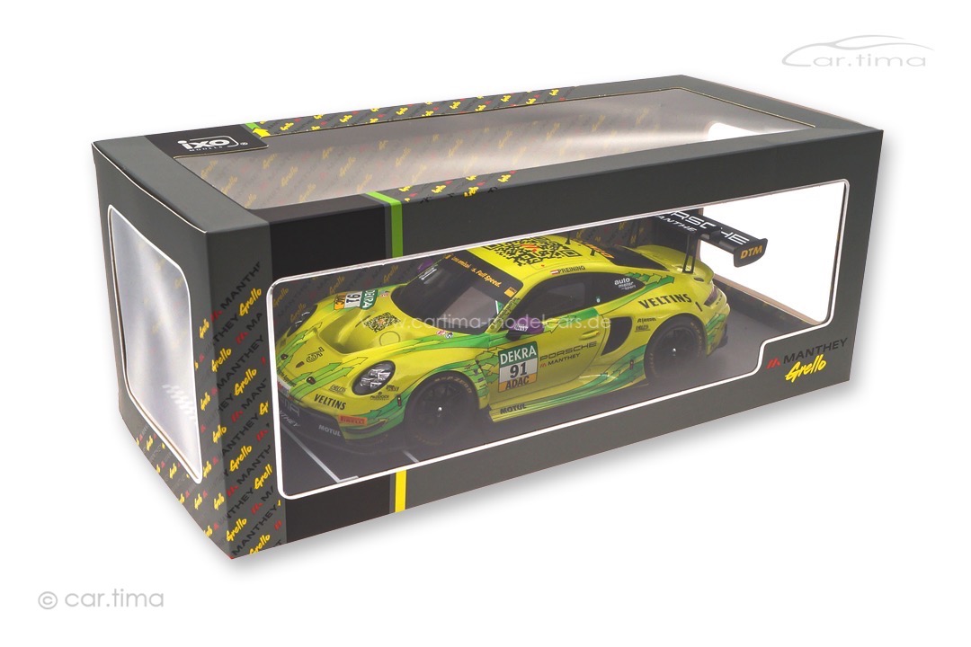 Porsche 911 GT3 R DTM Champion 2023 Thomas Preining Manthey Grello IXO 1:18 MG-I-911-DTM-23-1891