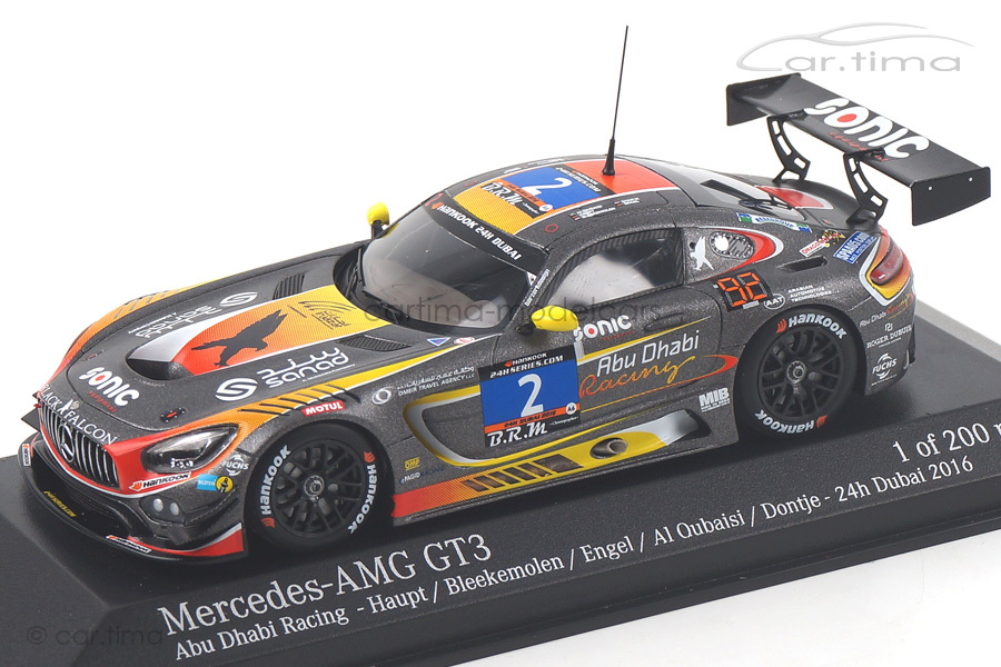 Mercedes-Benz AMG GT3 24h Dubai 2016 Bleekemoelen/Haupt/Engel Minichamps 1:43 437163002