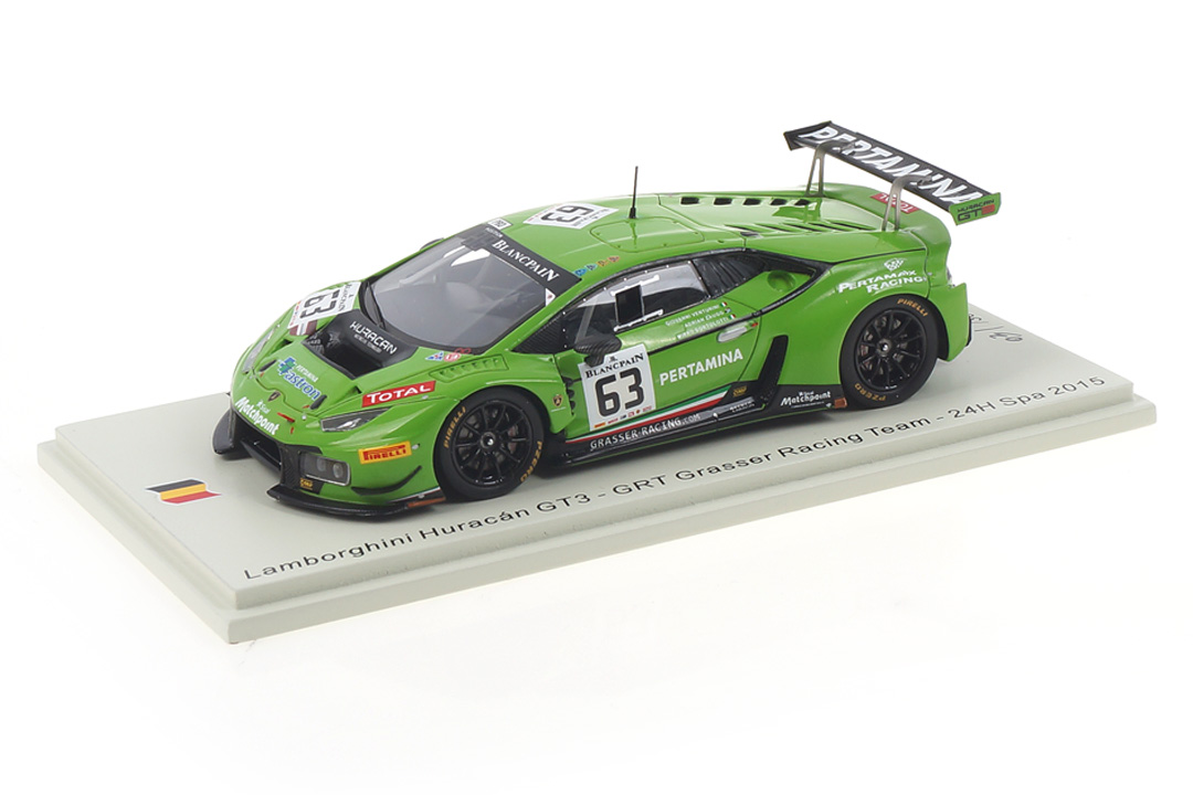 Lamborghini Huracán GT3 24h Spa 2015 Bortolotti/Venturini/Zaugg Spark 1:43 SB283