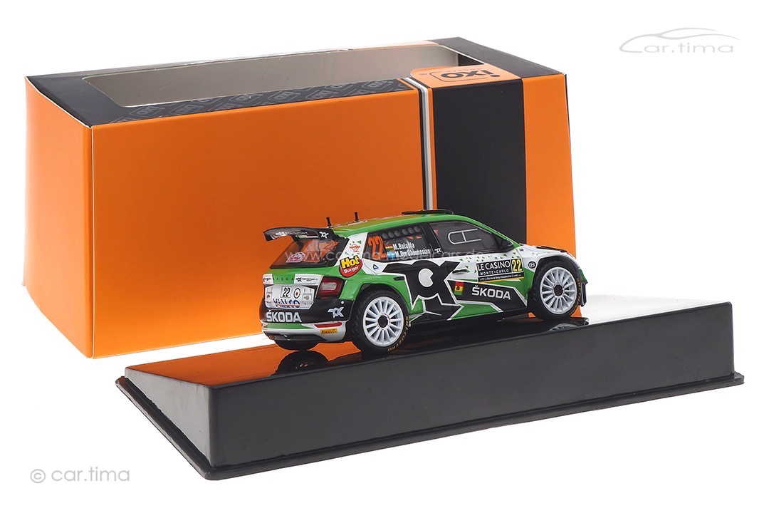 Skoda Fabia Rally2 Evo Rallye Monte Carlo 2021 Bulacia/Der Ohannesian IXO 1:43 RAM789LQ