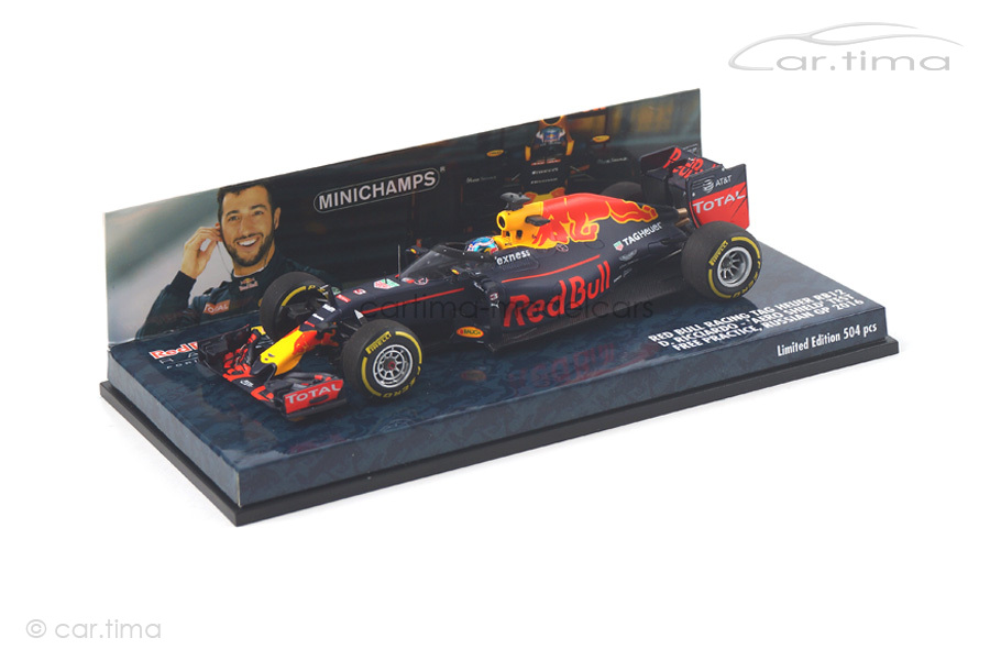 Red Bull Racing RB12 Test Russian GP 2016 Ricciardo Minichamps 1:43 417160203