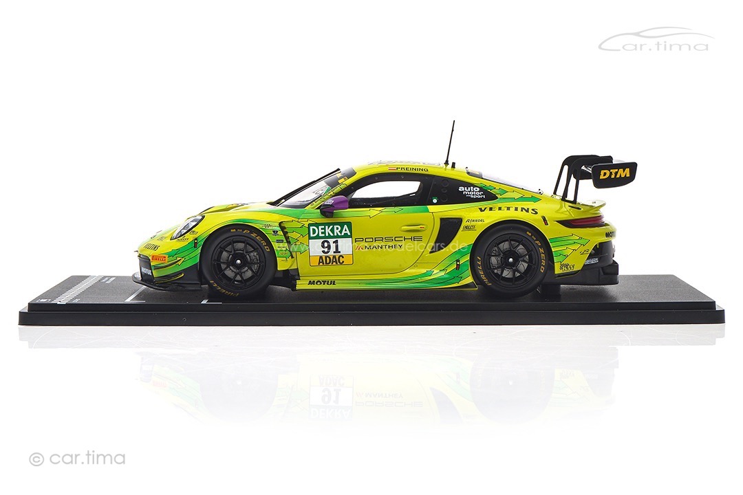 Porsche 911 GT3 R DTM Champion 2023 Thomas Preining Manthey Grello IXO 1:18 MG-I-911-DTM-23-1891