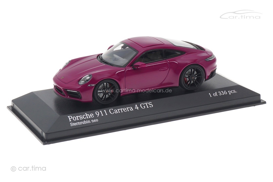 Porsche 911 (992) Carrera 4 GTS Sternrubin Minichamps 1:43 410063002