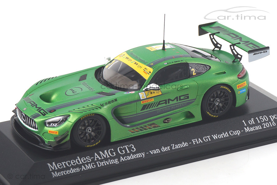 Mercedes-AMG GT3 FIA GT World Cup Macau 2016 van der Zande Minichamps 1:43 437163102