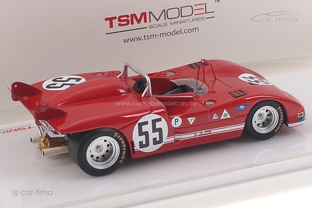 Alfa Romeo Tipo 33/3 Brands Hatch 1971 Stommelen/Hezemans TSM 1:43 TSM164305