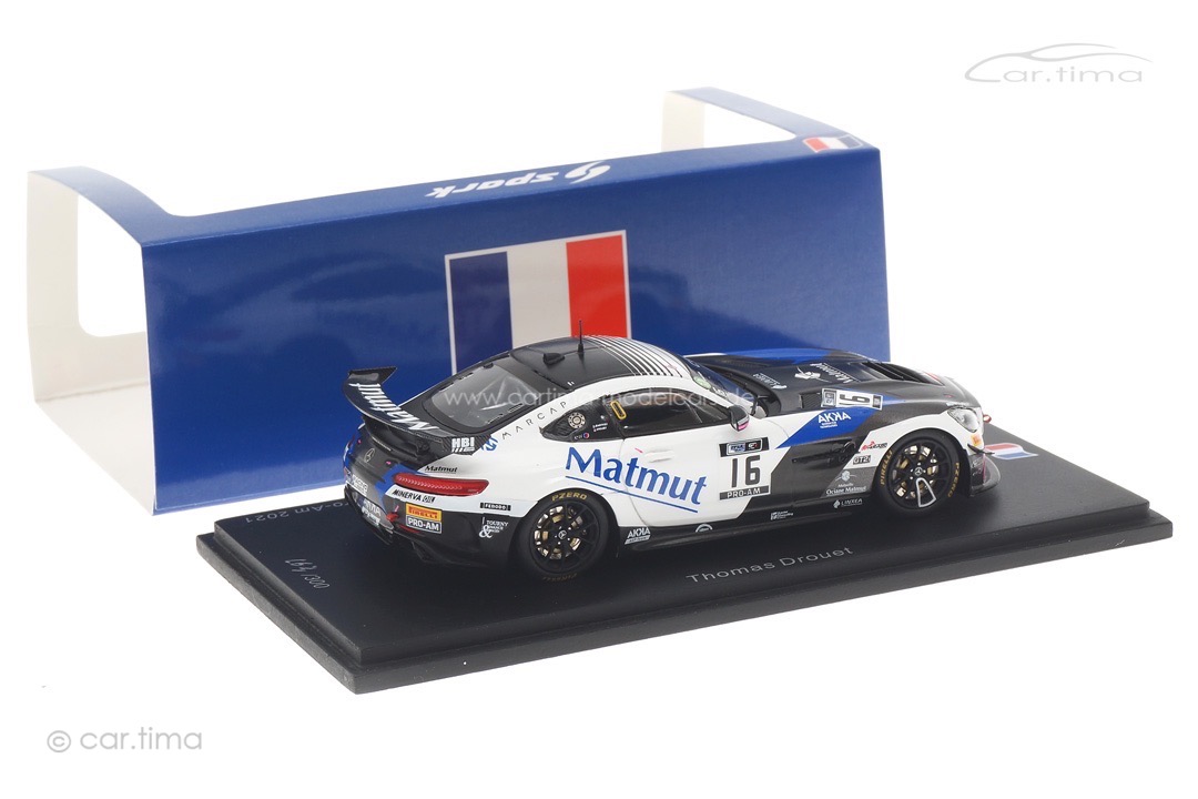 Mercedes-AMG GT4 Champion de France FFSA GT4 Pro-Am 2021 Thomas Drouet Spark 1:43 SF263