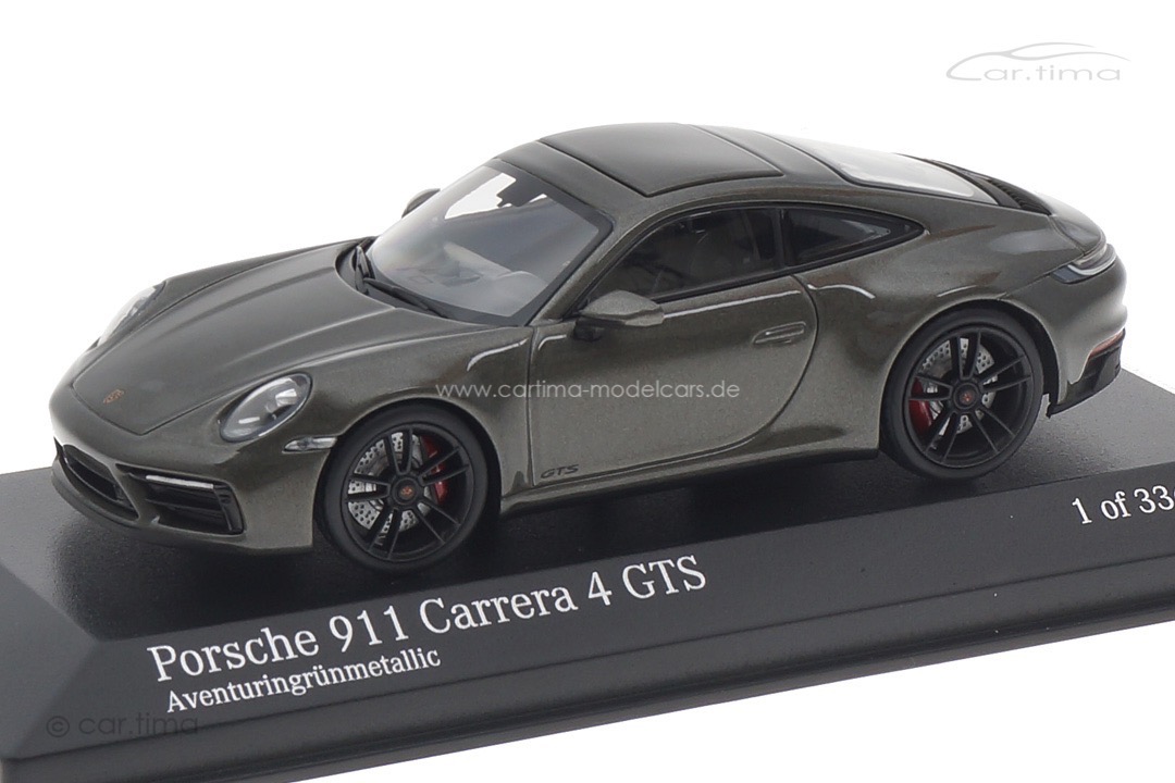 Porsche 911 (992) Carrera 4 GTS Aventuringrünmet. Minichamps 1:43 410063001