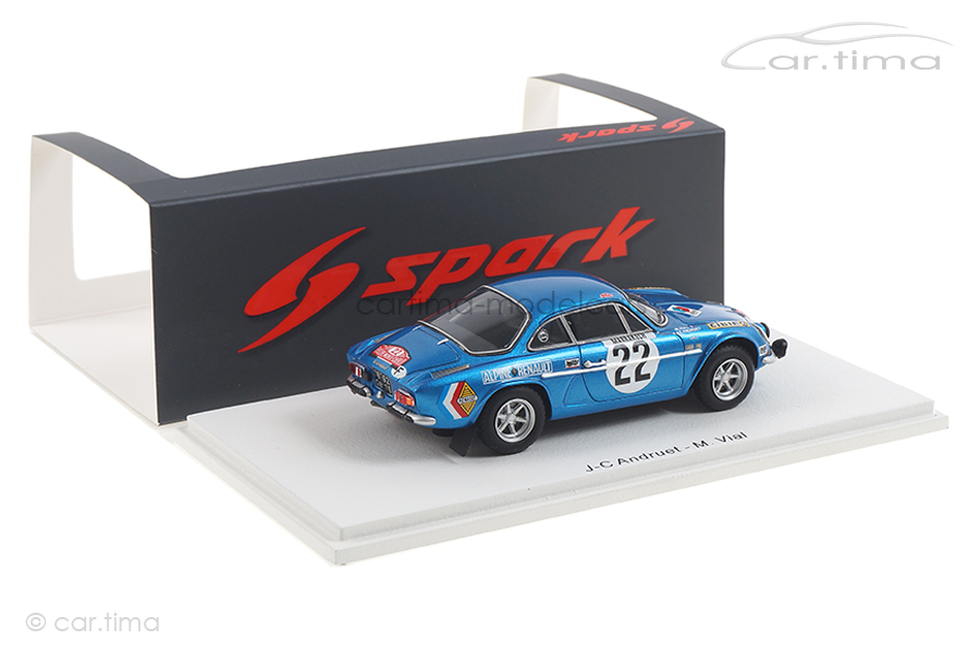 Alpine A110 Rallye Monte-Carlo 1971 Andruet/Vial Spark 1:43 S6110