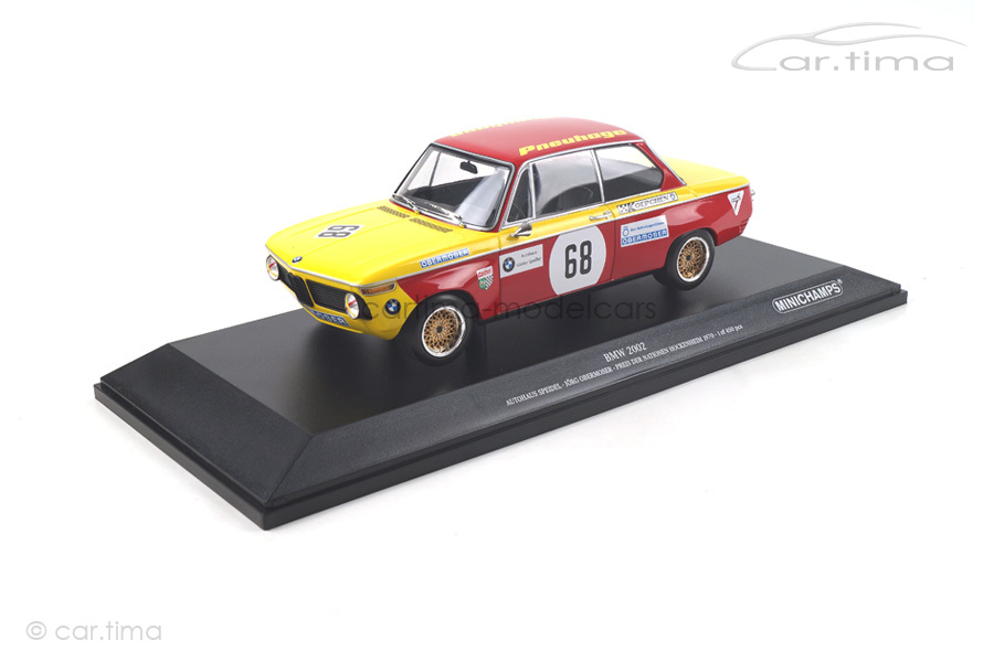 BMW 2002 Preis der Nationen Hockenheim 1970 Jörg Obermoser Minichamps 1:18 155702668