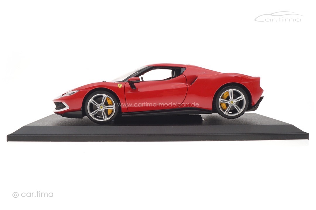 Ferrari 296 GTB Assetto Fiorano 2022 rot/weiß Bburago 1:18 18-16017R