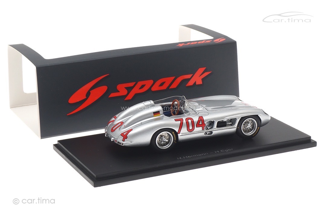 Mercedes-Benz 300 SLR Mille Miglia 1955 Herrmann/Eger Spark 1:43 S5892