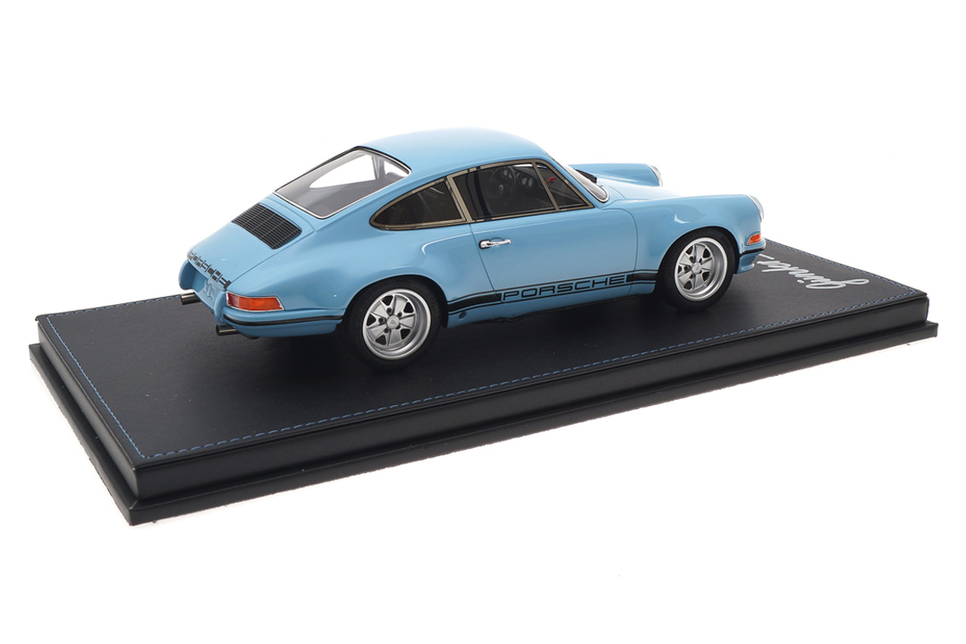 Porsche 911 S/T-Specification Gulfblau Originalsignatur Günter Steckkönig car.tima 1:18