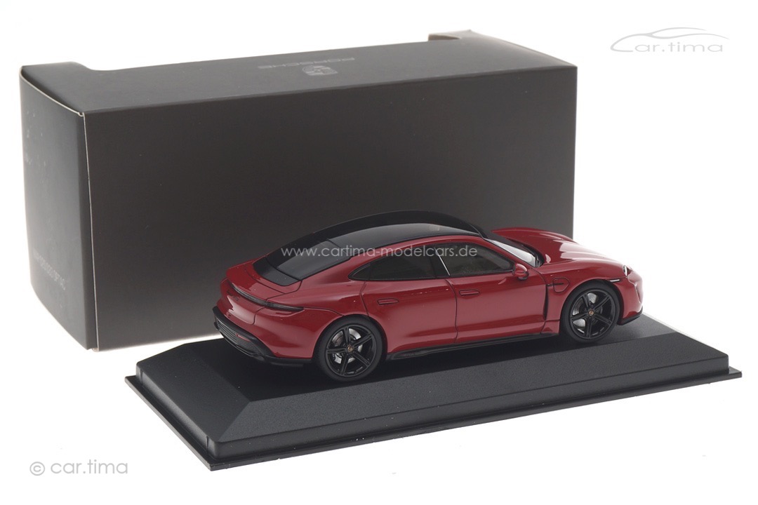 Porsche Taycan GTS 2022 Karminrot/schwarz Minichamps 1:43 WAP0200330PTAC