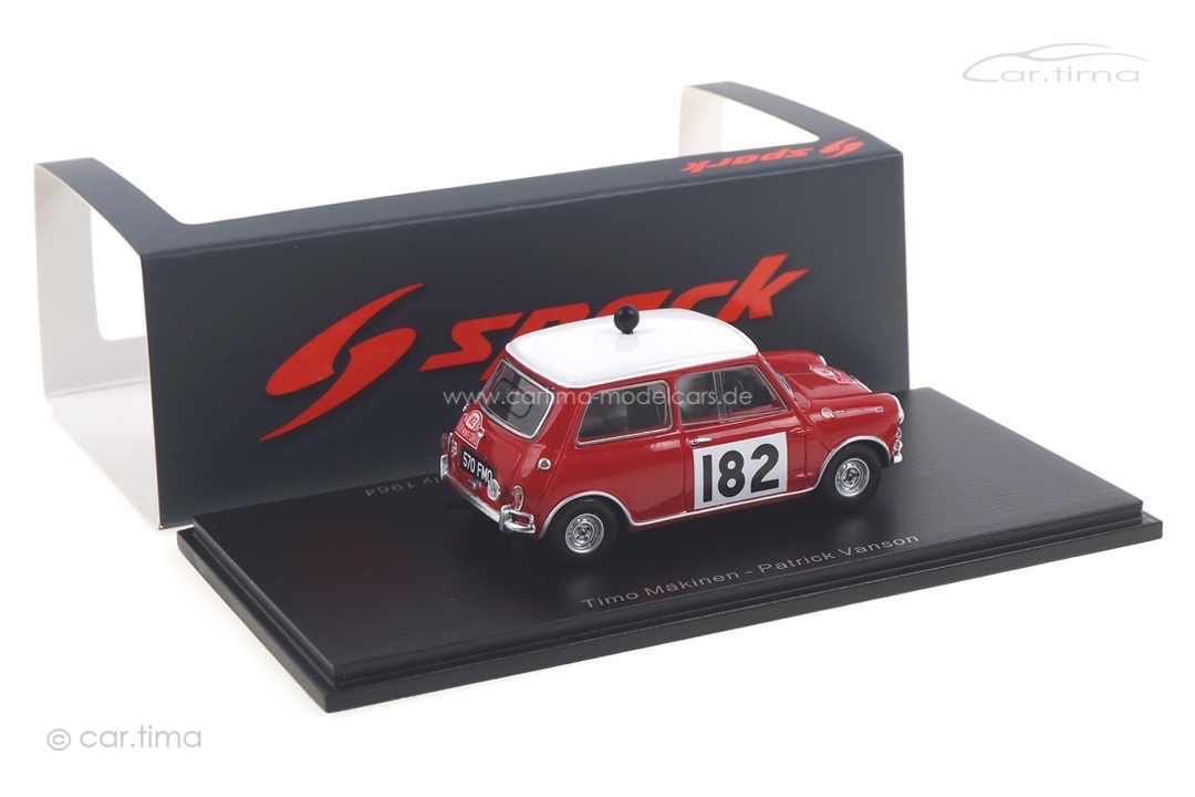 Morris Cooper S Rallye Monte Carlo 1964 Mäkinen/Vanson Spark 1:43 S1191