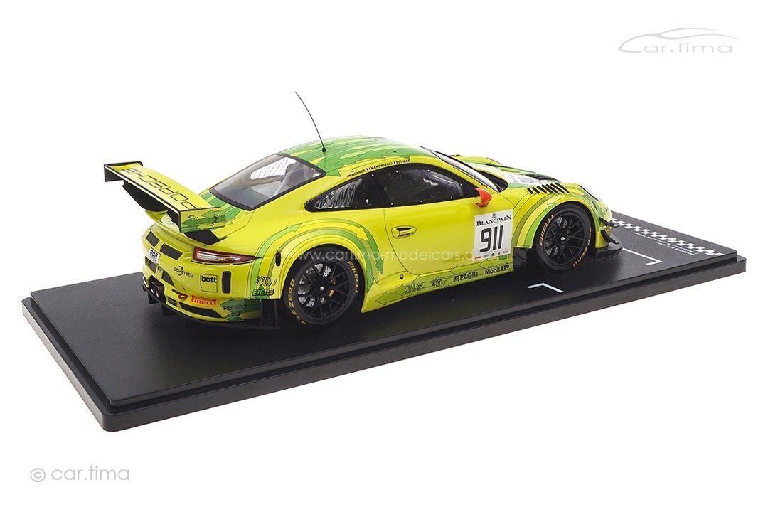 Porsche 911 (991 II) GT3 R Blancpain GT 2018 Makowiecki/Dumas/Werner 1:18 IXO Models