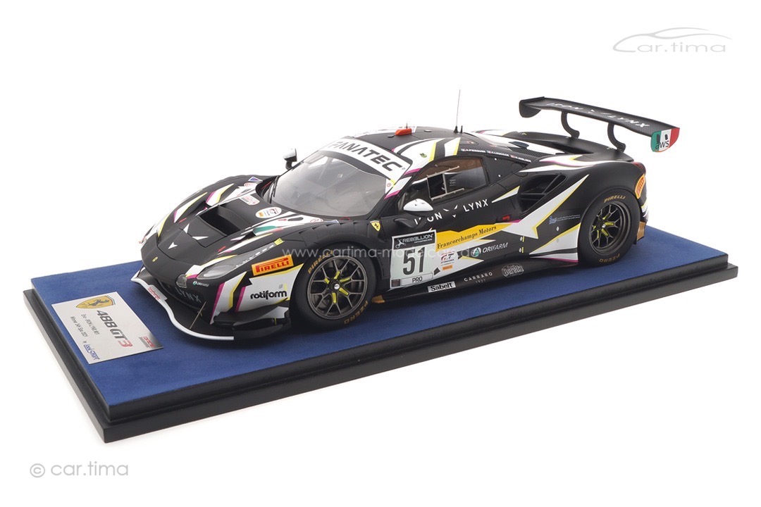 Ferrari 488 GT3 Winner 24h Spa 2021 Ledogar/Nielsen/Pier Guidi Looksmart 1:18 LS18RC015