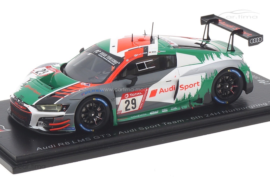 Audi R8 LMS GT3 24h Nürburgring 2020 Drudi/Mies/Rast/van der Linde Spark 1:43 SG685