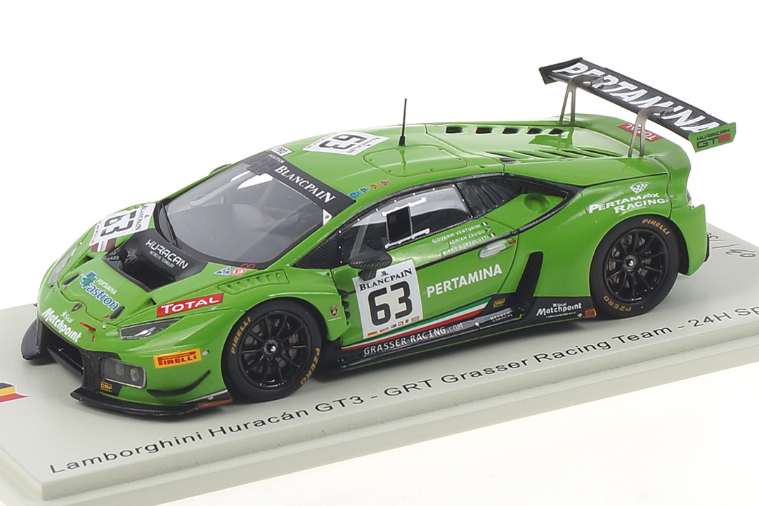 Lamborghini Huracán GT3 24h Spa 2015 Bortolotti/Venturini/Zaugg Spark 1:43 SB283