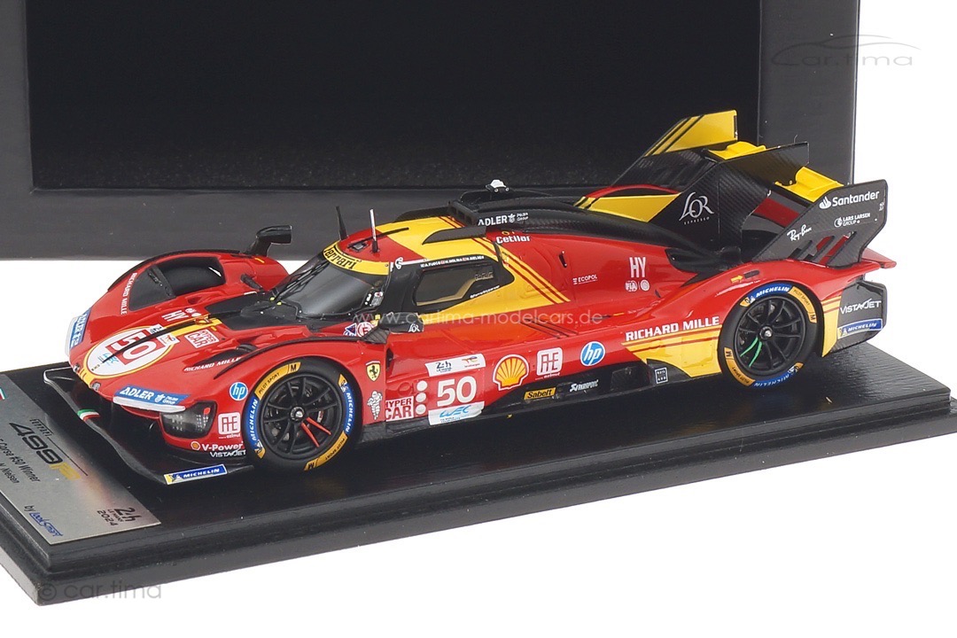 Ferrari 499P Winner 24h Le Mans 2024 Fuoco/Molina/Nielsen Looksmart 1:43 LSLM182