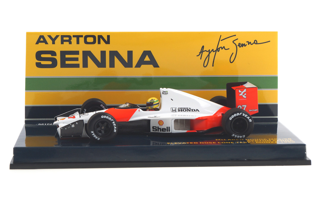 McLaren Honda MP4/5B Test Monza 1990 Ayrton Senna Minichamps 1:43 547904399