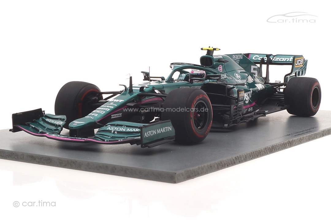 Aston Martin AMR21 GP Azerbaijan 2021 Sebastian Vettel/pit board Spark 1:18 18S598