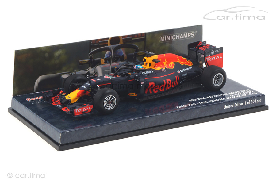 Red Bull RB12 Halo Test Belgian GP 2016 Ricciardo Minichamps 1:43 417160903