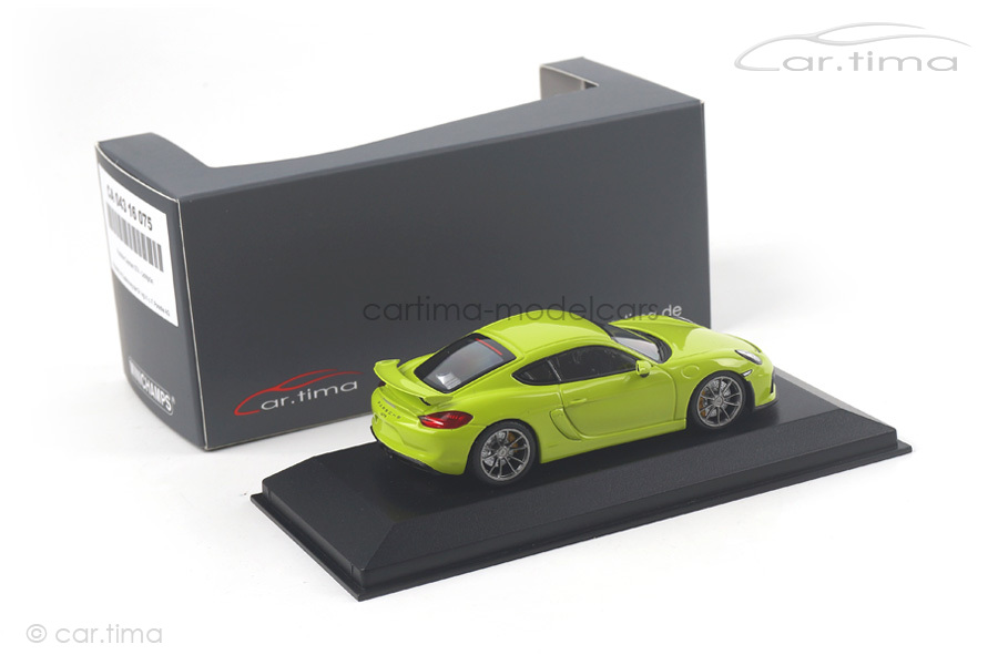 Porsche Cayman GT4 Lichtgrün Minichamps 1:43 CA04316075