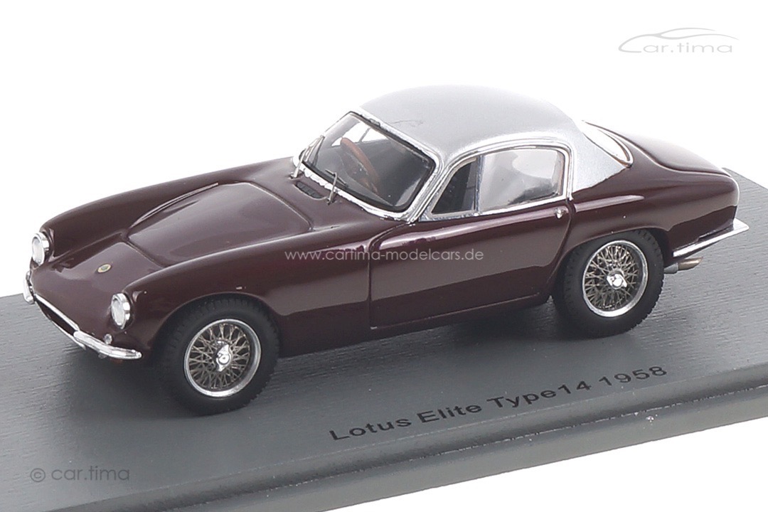 Lotus Elite Type14 1958 rot Spark 1:43 S5064