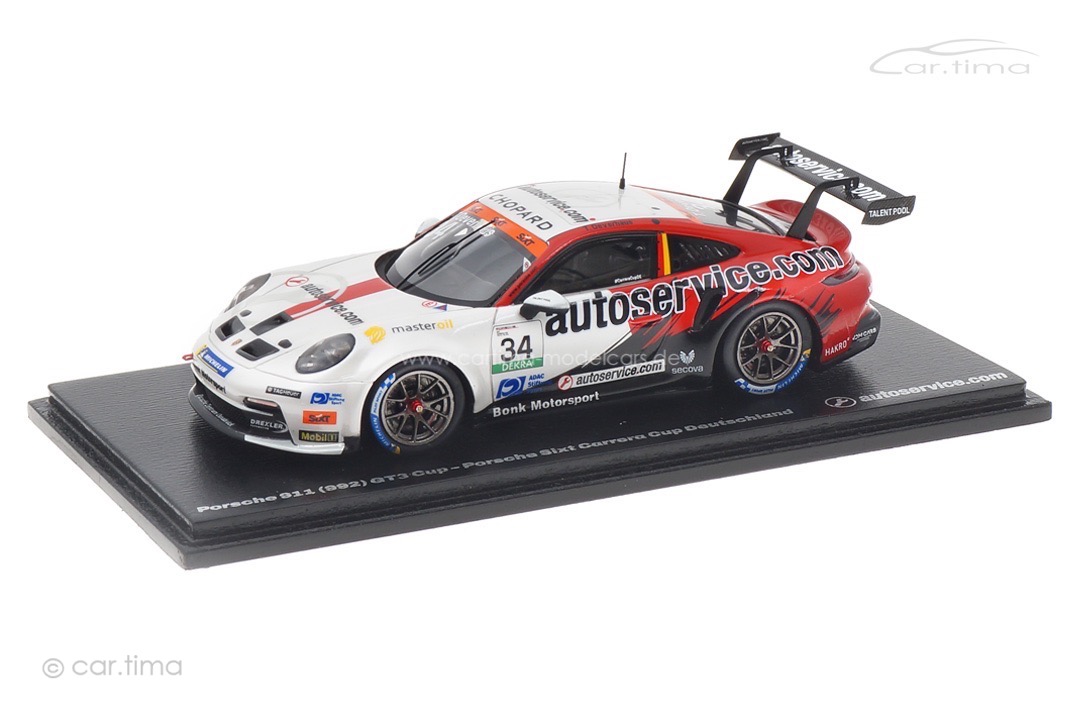 Porsche 911 (992) GT3 Cup Carrera Cup 2024 Theo Oeverhaus Spark 1:43 MAB052