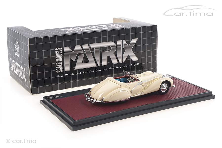 Talbot-Lago T150C Cabriolet Figoni & Falaschi 1936 weiß Matrix 1:43 MX41904-031