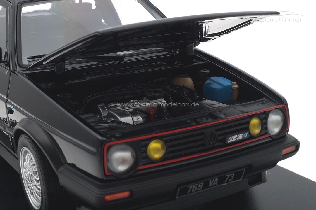 VW Volkswagen Golf II GTI Match 1989 schwarz met. Norev 1:18 188559