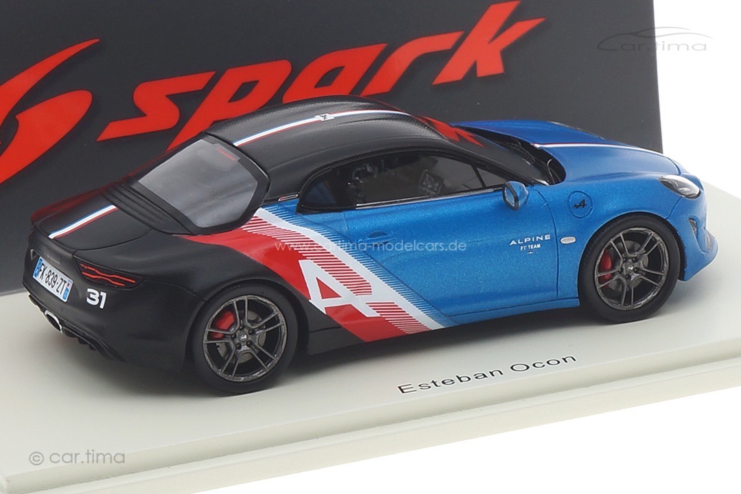 Alpine A110 Trackside GP Monza 2021 Esteban Ocon Spark 1:43 S6592