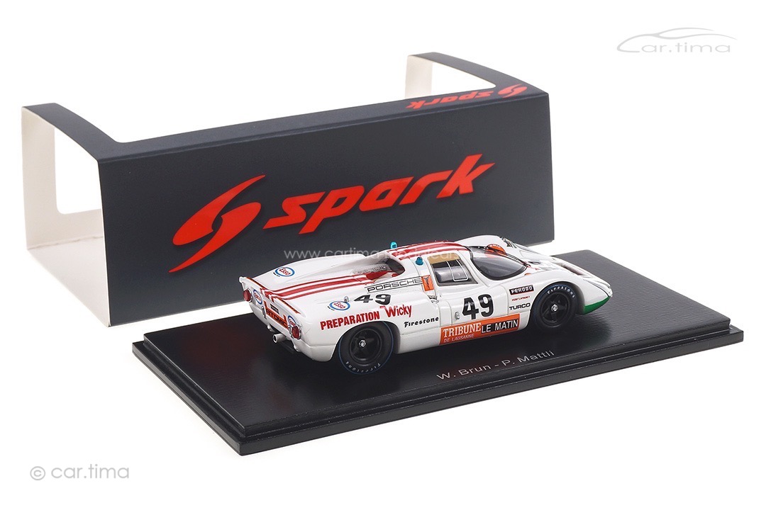 Porsche 907 24h Le Mans 1971 Brun/Mattli Spark 1:43 S9773