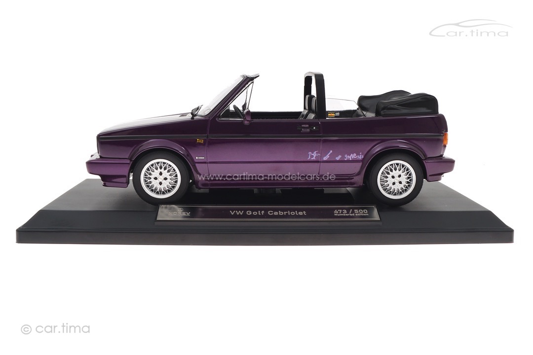 VW Golf 1 Cabriolet Genesis Violett met. Norev 1:18 188567