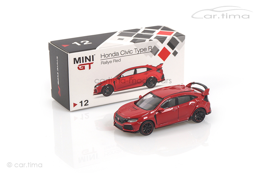 Honda Civic Type R (LHD) Rallye red MINI GT 1:64 MGT00012-L 