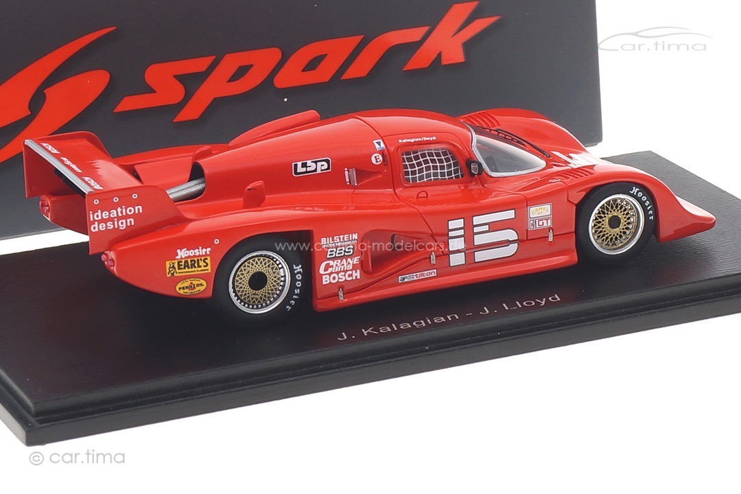 Lola T600 500km Road Atlanta 1984 Kalagian/Lloyd Spark 1:43 S8604