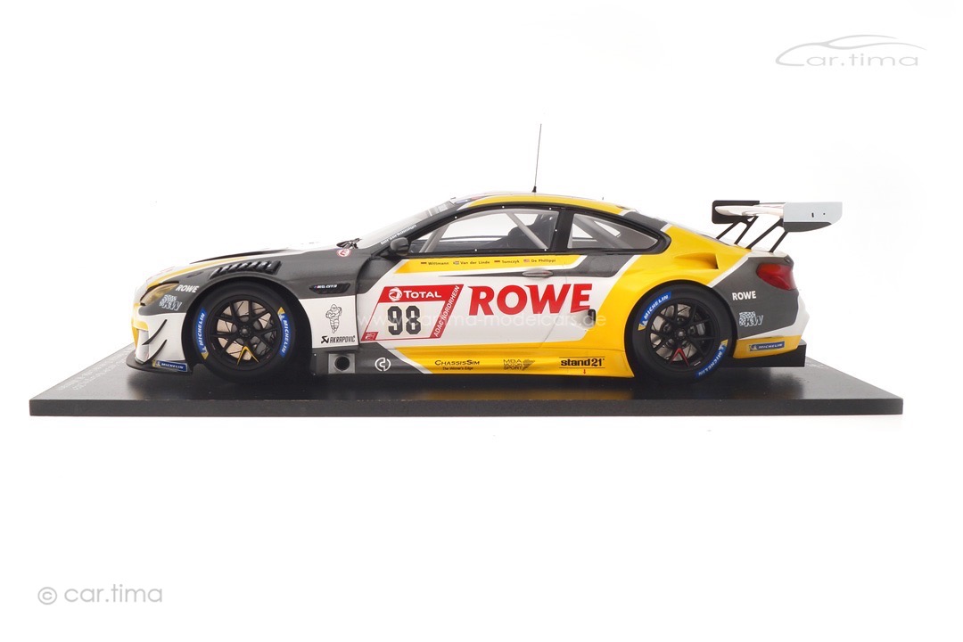 BMW M6 GT3 24h Nürburgring 2021 De Phillippi/Tomczyk/van der Linde/Wittmann Spark 1:18 18SG053