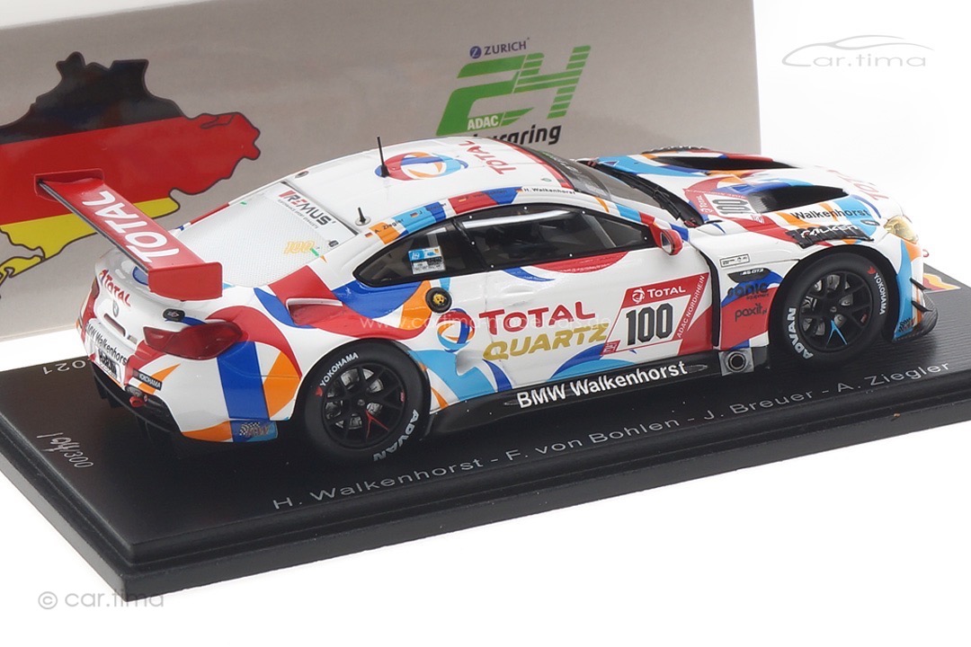 BMW M6 GT3 24h Nürburgring 2021 Breuer/Ziegler/von Bohlen/Walkenhorst Spark 1:43 SG773