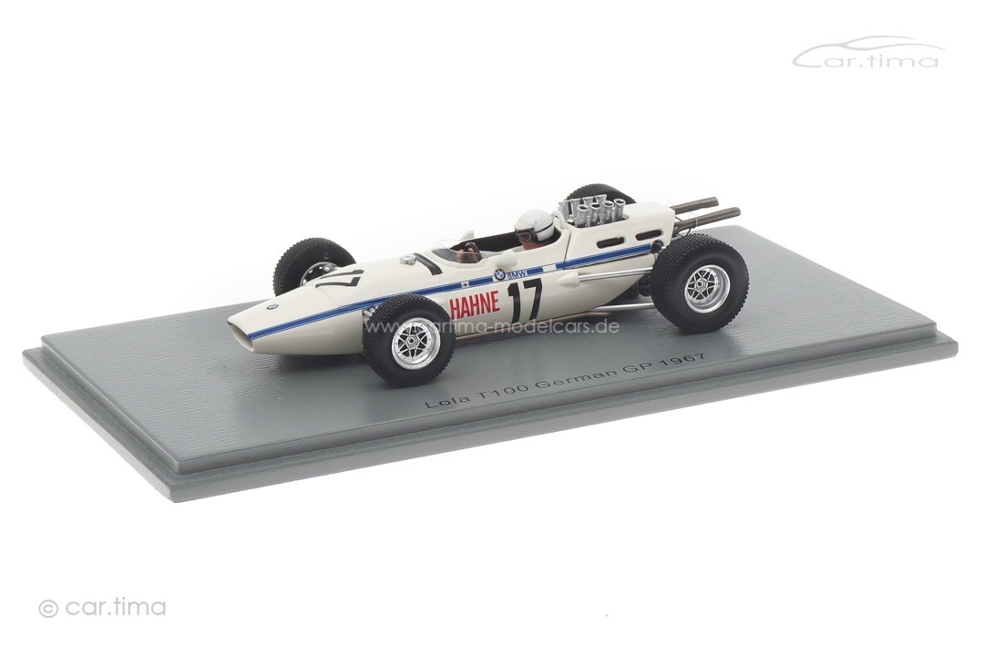 Lola T100 GP Deutschland 1967 Hubert Hahne Spark 1:43 S5335